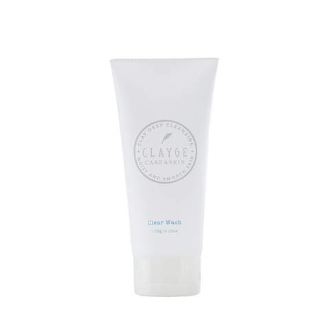 Sữa Rửa Mặt Dưỡng Ẩm Clayge Clear Wash - Làm Sạch Dịu Nhẹ, Cấp Ẩm, Vitamin C, Phù Hợp Mọi Loại Da - 120g
