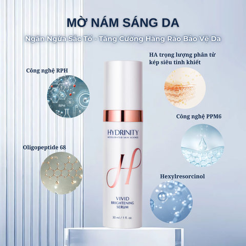 Tinh Chất Dưỡng Trắng Da Hydrinity Vivid Brightening Serum 30ml - Cải Thiện Sắc Tố, Giúp Da Sáng Khỏe, Duy Trì Độ Ẩm Tự Nhiên