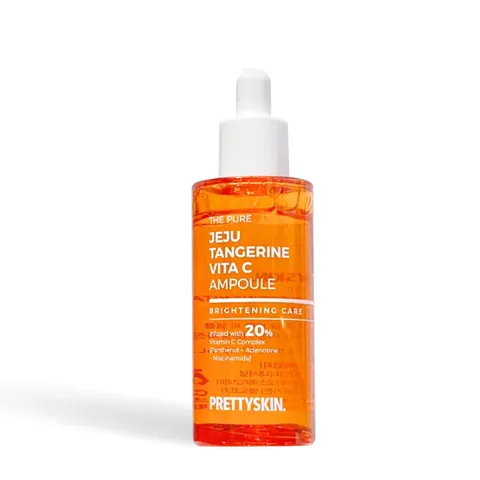 Tinh Chất Dưỡng Trắng Da Prettyskin The Pure Jeju Tangerine Vita C Ampoule 50ml - Vitamin C & Niacinamide, Làm Sáng Da, Đều Màu, Phục Hồi Da