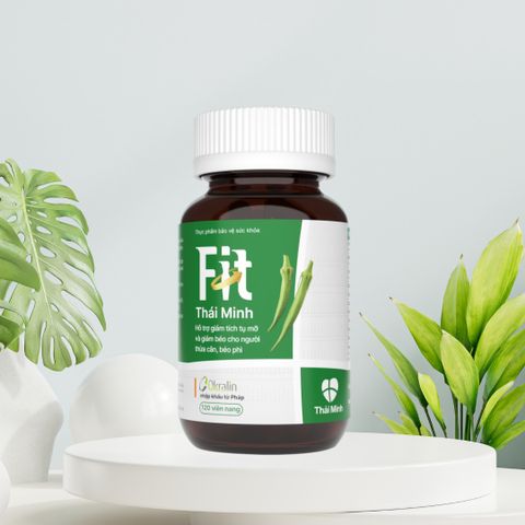 Viên FIT Thái Minh Giảm Cân - Hỗ Trợ Duy Trì Vóc Dáng Thon Gọn Từ Thảo Mộc Tự Nhiên, Hộp 120 Viên