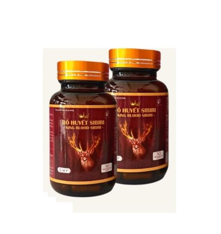 Viên uống King Blood Sibiri - Thực phẩm chức năng bổ khí huyết, hỗ trợ tuần hoàn và tăng cường sức khỏe, phục hồi sinh lực cho người mệt mỏi
