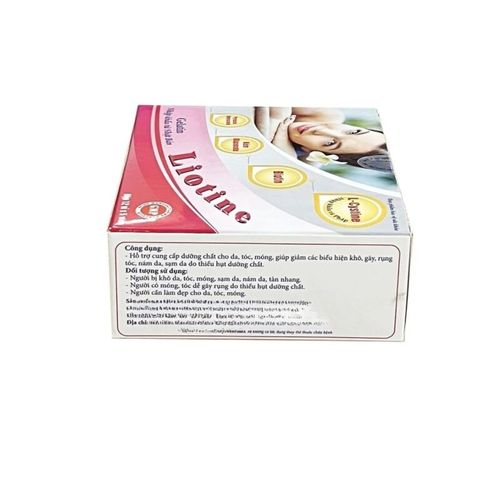 Viên uống Liotine hỗ trợ chăm sóc tóc, da, móng - Bổ sung Biotin & Kẽm, dưỡng tóc chắc khỏe, làm đẹp da, móng cứng cáp