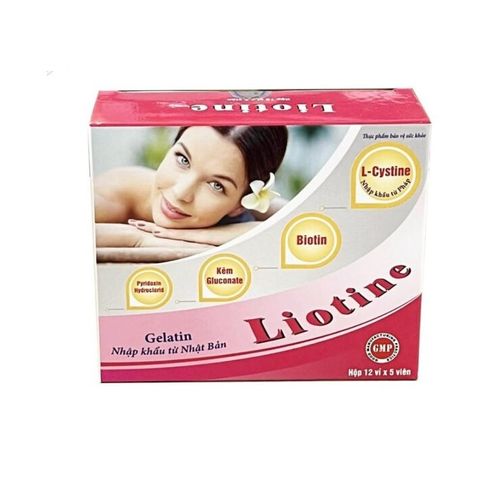 Viên uống Liotine hỗ trợ chăm sóc tóc, da, móng - Bổ sung Biotin & Kẽm, dưỡng tóc chắc khỏe, làm đẹp da, móng cứng cáp