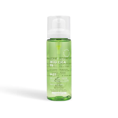 Xịt Khoáng Rau Má Prettyskin The Pure Jeju Cica 99 Mist - Giải Pháp Làm Dịu Da Nhạy Cảm Và Cấp Ẩm Hàng Ngày