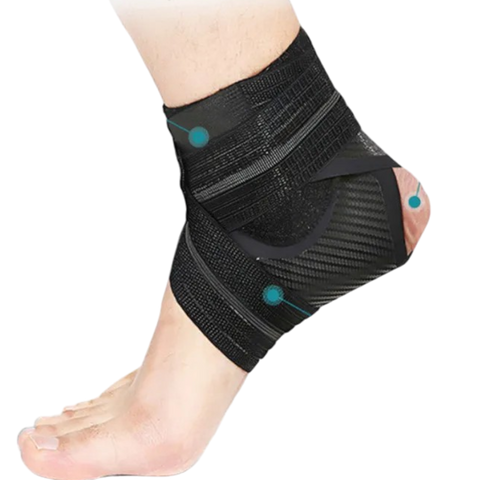 Băng Cuốn Hỗ Trợ Bảo Vệ Cổ Chân Nevor BQCC04 - Dụng Cụ Thể Thao Giúp Giảm Đau, Phục Hồi Sau Chấn Thương, Thiết Kế Thoáng Khí