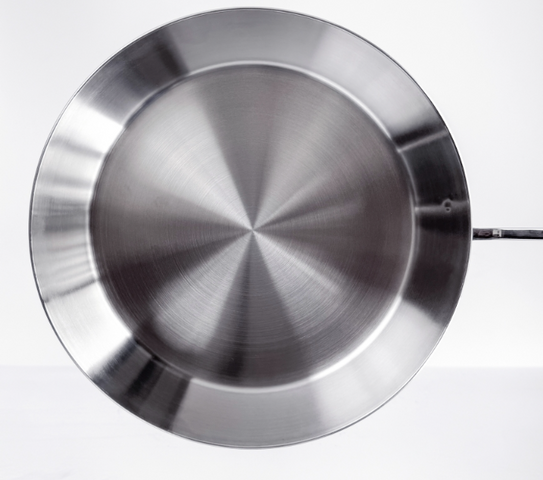 Chảo cạn lòng inox 316 Haatz CIC6810 20cm - Chống dính tự nhiên, tương thích bếp từ, bếp ga, bếp hồng ngoại, dễ vệ sinh