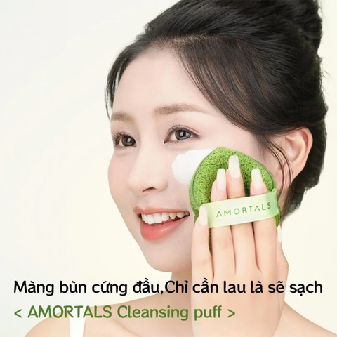 Combo 3 Mút Rửa Mặt Amortals Dạng Giọt Nước - Bọt Mịn, Sạch Sâu, Dịu Nhẹ Cho Da Mặt, Hỗ Trợ Tạo Bọt Hoàn Hảo