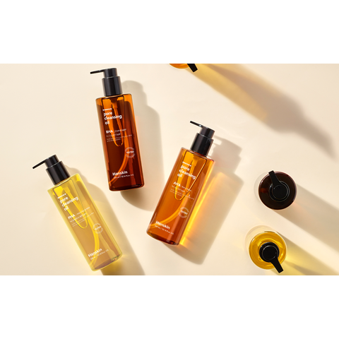 Dầu Tẩy Trang Sạch Sâu Hanskin AHA/BHA/PHA 300ml - Tẩy Trang, Loại Bỏ Mụn Đầu Đen, Giúp Da Sạch Sâu và Mịn Màng