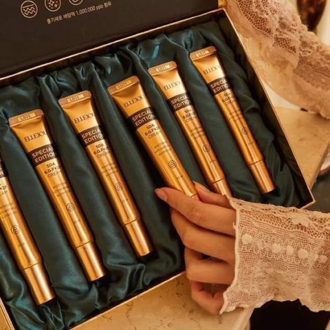 Bộ 6 tuýp kem dưỡng căng bóng da Ellejou Special Edition SDA 6GF+2F Cream - Giúp da ẩm mượt, trẻ hóa và mờ nếp nhăn
