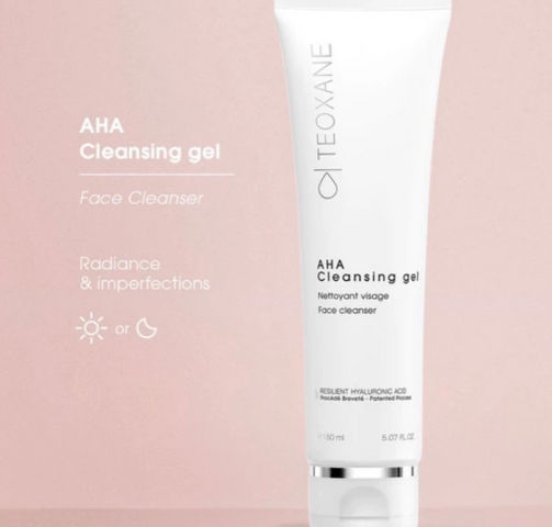Gel rửa mặt tạo bọt Teoxane AHA Cleansing Gel 150ml - Hỗ trợ thanh lọc da, làm sạch sâu, cấp ẩm, không kích ứng, cho mọi loại da