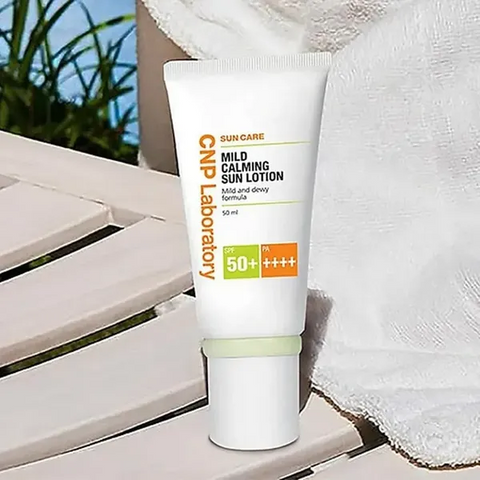 Kem Chống Nắng CNP Laboratory Mild Calming Sun SPF50+/PA++++ cho Da Nhạy Cảm - Dưỡng Da Dịu Nhẹ, An Toàn, Không Gây Kích Ứng