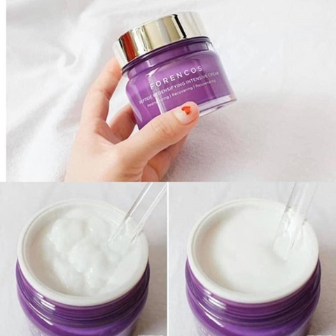 Kem Dưỡng Trắng Da Ban Đêm Forencos Peptide Redensifying Intensive Cream 50ml - Hỗ Trợ Dưỡng Ẩm, Giảm Nếp Nhăn, Làm Mờ Thâm Nám