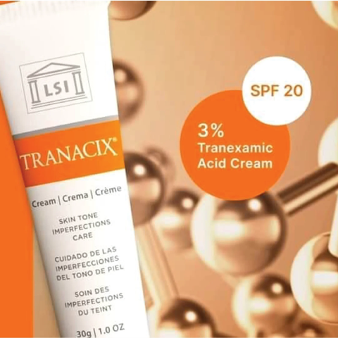 Kem sáng da Tranacix Cream - Hỗ trợ mờ thâm nám, làm đều màu da, phục hồi sắc tố, chống nắng SPF 20, 30g