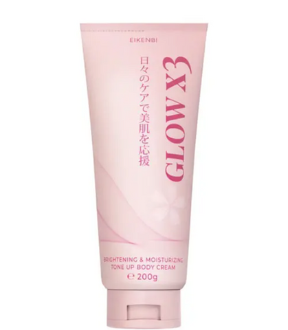 Kem Nâng Tông Body Eikenbi Glow X3 Tone Up Cream 200g - Dưỡng Trắng Da Tự Nhiên, Không Hồi Tone, Chống Nắng, Khả Năng Thẩm Thấu Nhanh