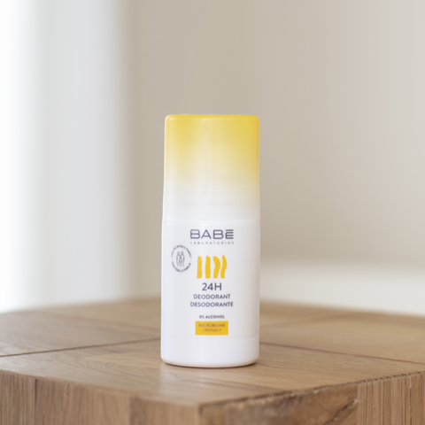 Lăn Khử Mùi BABE Deodorant 24H Roll On - Kiểm Soát Mồ Hôi, Ngăn Mùi Hiệu Quả, Không Chứa Cồn, Dành Cho Da Nhạy Cảm, 50ml