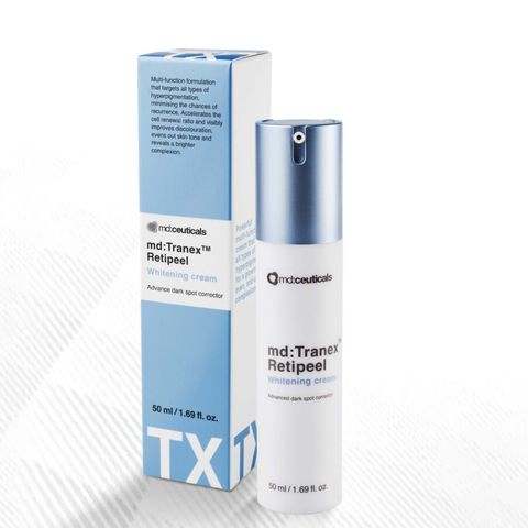 Kem Dưỡng Trắng Da Md:ceuticals md:Tranex Retipeel Whitening 50ml - Giúp Làm Đều Màu Da, Tươi Sáng, Mịn Màng, Phù Hợp Mọi Loại Da