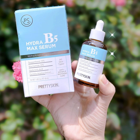 (Hàng công ty) Serum B5 Pretty Skin 50ml - Phục hồi và dưỡng sáng da với Niacinamide & Hyaluronic Acid, Giải pháp cho da nhạy cảm & sau mụn chính hãng
