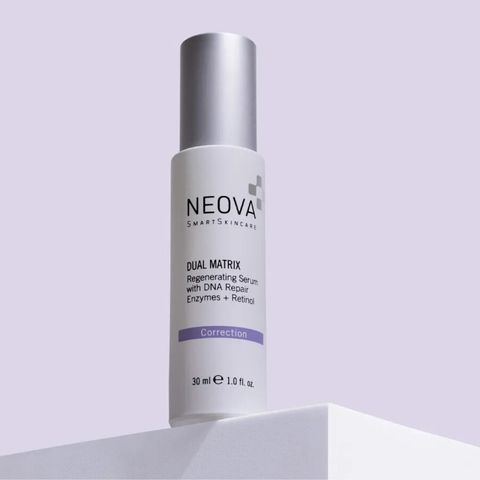 Serum Dưỡng Sáng Da Neova Dual Matrix DNA Repair Enzymes + Retinol - Giảm Nếp Nhăn, Tái Tạo Da, Cho Làn Da Sáng Mịn Khỏe Mạnh