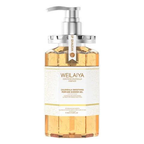 Sữa Tắm Dưỡng Ẩm Weilaiya Cúc Vạn Thọ 450ml - Gel Bọt Mịn, Sáng Da, Chiết Xuất Hoa Calendula Tự Nhiên