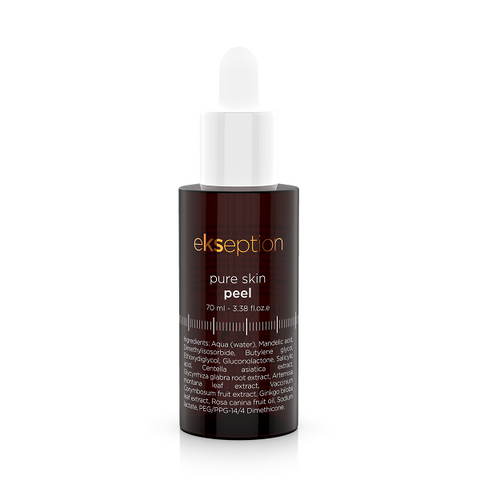 Tinh Chất Peel Ekseption Pure Skin 70ml - Chăm Sóc Da Dầu, Giảm Mụn Đầu Đen - Hỗ Trợ Loại Bỏ Dầu Thừa AHA/BHA/PHA