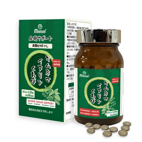 Viên Uống Hỗ Trợ Đường Huyết Mamori Gymnema Inulin Nhật Bản - 120 Viên Từ Thiên Nhiên Giúp Ổn Định Đường Huyết