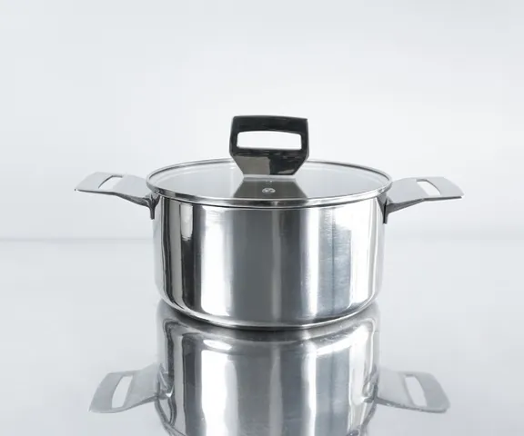 Nồi Inox 316 Haatz CIC6381V 20cm - Chất liệu cao cấp, Thiết kế liền khối, Tương thích mọi loại bếp, Siêu bền, Giữ nhiệt lâu