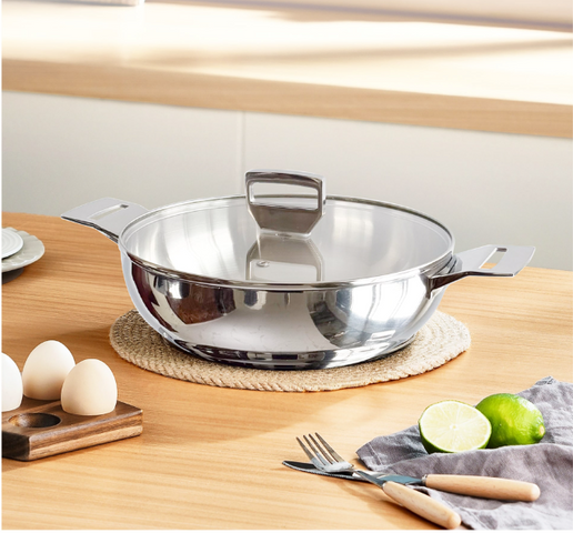 Nồi Lẩu Inox 316 Đúc Liền Khối Haatz CIC6620 - Chịu Nhiệt, Dễ Dàng Vệ Sinh, Phù Hợp Với Mọi Loại Bếp - Dùng Cho 2-6 Người