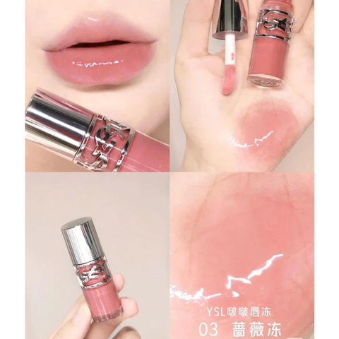 Son Dưỡng YSL Loveshine Plumping Lip Oil Gloss 03 Mellow Mallow Hồng Đào - Dưỡng ẩm, Bóng nhẹ, Thích hợp Sử Dụng Hàng Ngày