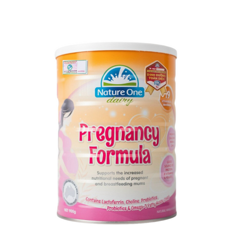 Sữa Dinh Dưỡng Cho Bà Bầu Nature One Dairy Pregnancy Formula 900g - Hỗ Trợ Vitamin, Khoáng Chất, và Tiêu Hóa Cho Phụ Nữ Mang Thai