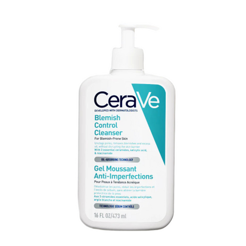 Sữa Rửa Mặt CeraVe Blemish Control Cleanser 236ml - Giải Pháp Cho Da Dầu Mụn, Kiểm Soát Nhờn, Làm Sạch Sâu, Không Hương Liệu