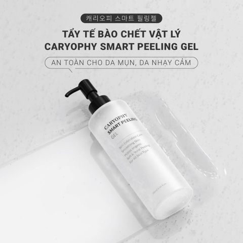 Tẩy Da Chết Caryophy Smart Peeling Gel Cho Da Dầu Mụn - Giúp Làm Sạch, Thông Thoáng Lỗ Chân Lông, Dưỡng Ẩm Dịu Da, 250ml