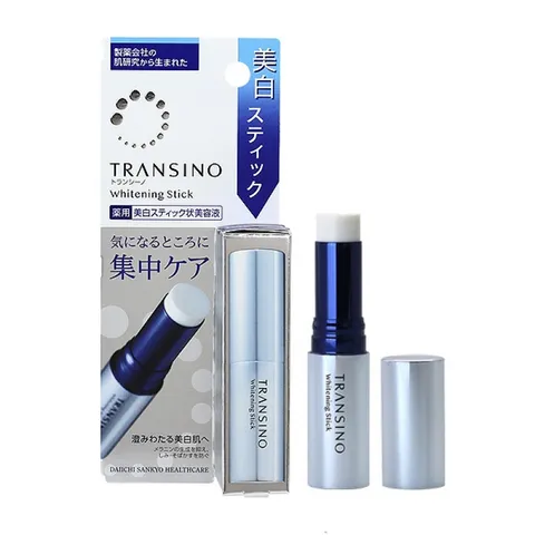 Thanh Dưỡng Trắng Da Transino Whitening Stick Nhật Bản - Giải Pháp Làm Mờ Thâm Nám, Dưỡng Da Sáng Mịn Tiện Lợi
