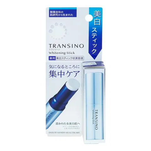 Thanh Dưỡng Trắng Da Transino Whitening Stick Nhật Bản - Giải Pháp Làm Mờ Thâm Nám, Dưỡng Da Sáng Mịn Tiện Lợi