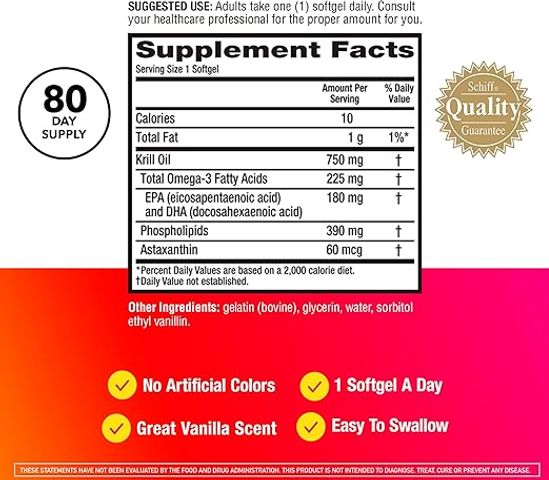 Viên dầu nhuyễn thể MegaRed Ultra Concentrate Omega-3 Krill Oil 750mg - Hỗ trợ sức khỏe tim mạch, làm đẹp da, 80 viên