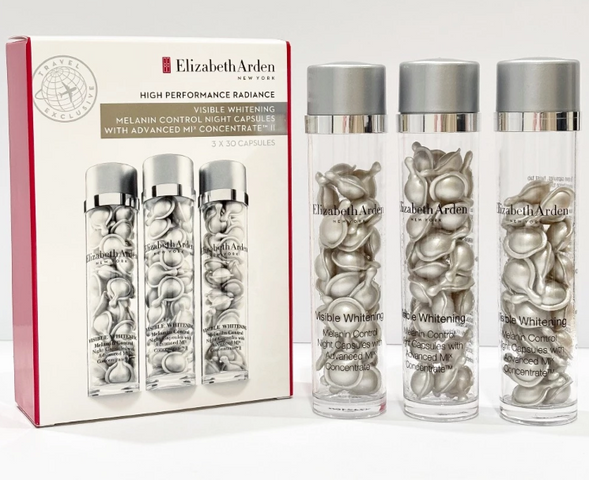 Viên Tinh Chất Dưỡng Trắng Da Ban Đêm Elizabeth Arden Visible Whitening Melanin Control - Làm Mờ Thâm Sạm, Dưỡng Da Sáng Mịn