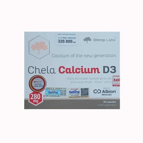 Viên Uống Chela Calcium D3 - Bổ Sung Canxi Và Vitamin D3, Hỗ Trợ Xương Khớp Chắc Khỏe - Không Gây Tác Dụng Phụ