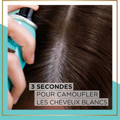 Xịt Che Khuyết Điểm Tóc L'Oreal Paris Magic Retouch - Phụ Kiện Làm Đẹp Tạm Thời Cho Tóc Bạc Chất Lượng Cao 75ml