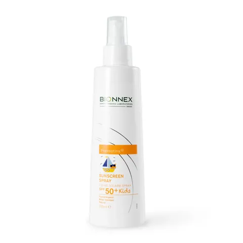 Xịt Chống Nắng Bionnex Preventiva SPF 50+ Dành Cho Trẻ Em - Bảo Vệ Da Nhạy Cảm, Kháng Nước 200ml