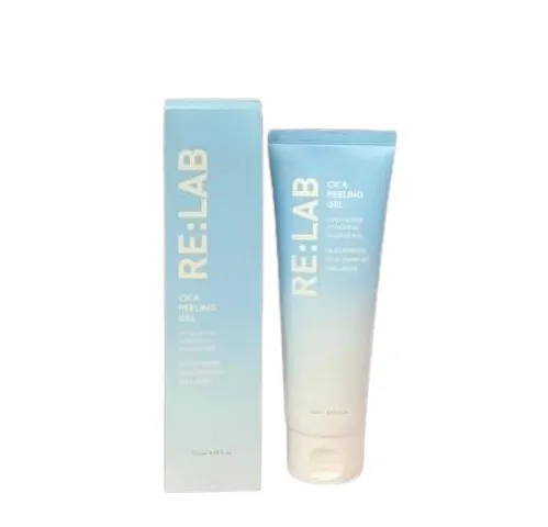 Gel Tẩy Da Chết Re:lab Cica Peeling Gel Hàn Quốc - Chăm Sóc Da Dầu Nhạy Cảm, Chiết Xuất Rau Má, Làm Sạch Sâu và Dưỡng Da Mịn Màng 120ml