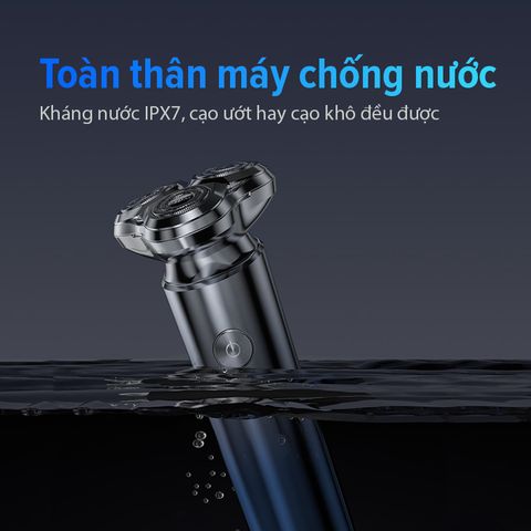 Máy cạo râu Coclear HS921 3D - Lưỡi dao kép, Sạc nhanh USB Type-C, Cạo khô và ướt, Thời gian sử dụng 1.5 giờ
