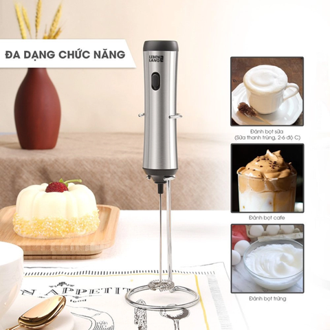 Máy Tạo Bọt Cầm Tay Đa Năng Lebenlang LBL4583 10W - Thiết Kế Gọn Nhẹ, Tạo Bọt Lý Tưởng Cho Cà Phê, Sữa, Trứng