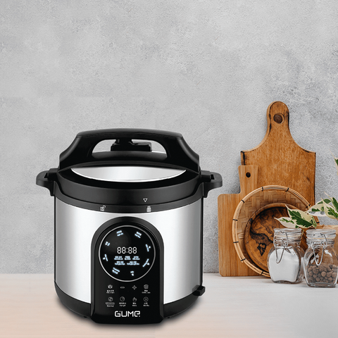 Nồi Áp Suất Đa Năng GUME PCK-3201 6L - 11 Chức Năng Nấu Linh Hoạt, Chất Liệu Inox Bền, Tiện Ích Cho Gia Đình