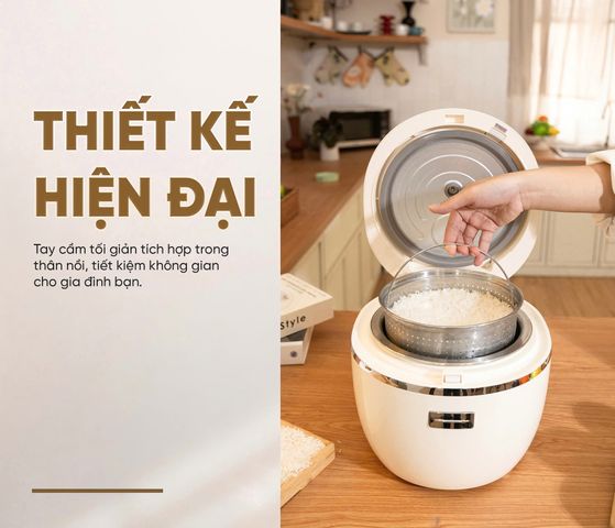 Nồi Cơm Điện Tách Đường Seka SK1009 Đa Năng – 12 Chức Năng Nấu, Giữ Ấm 12 Tiếng, Lòng Inox 304, Hẹn Giờ Tiện Lợi