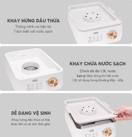 Nồi Hấp Điện 2 Tầng Đa Năng Lebenlang LBEL5030 800W Dung Tích 12L - Tiện Lợi Cho Mọi Bữa Ăn