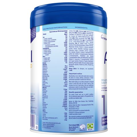 Sữa Aptamil Advanced 1 800g - Sữa công thức cho bé 0-6 tháng tuổi, hỗ trợ phát triển trí não và toàn diện, hàng nhập khẩu từ Anh.
