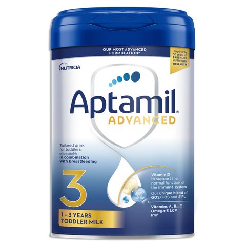 Sữa Aptamil Advanced số 3 800g - Công thức dinh dưỡng cho trẻ 1-3 tuổi, hỗ trợ phát triển trí não và chiều cao, nhập khẩu từ Anh