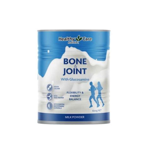 Sữa Bột Healthy Care Bone Joint Glucosamine Úc 600g - Hỗ Trợ Khớp Và Xương, Dinh Dưỡng Công Thức Tiện Lợi Cho Người Lớn Tuổi