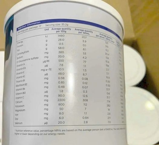 Sữa Bột Healthy Care Bone Joint Glucosamine Úc 600g - Hỗ Trợ Khớp Và Xương, Dinh Dưỡng Công Thức Tiện Lợi Cho Người Lớn Tuổi