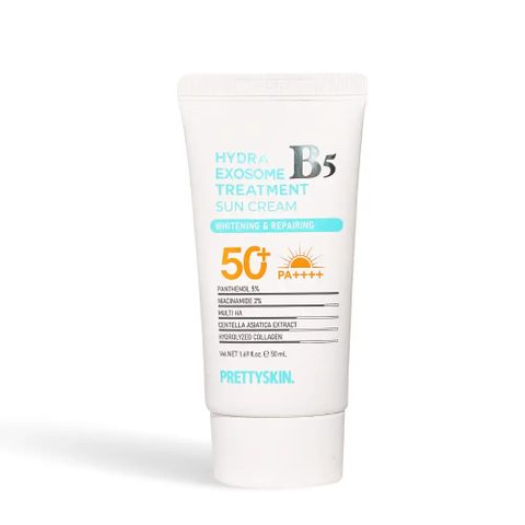 Kem Chống Nắng Phục Hồi Pretty Skin Hydra B5 Exosome Treatment SPF 50+ - Chống Nắng, Dưỡng Da, Phục Hồi Da Nhạy Cảm, Hàn Quốc
