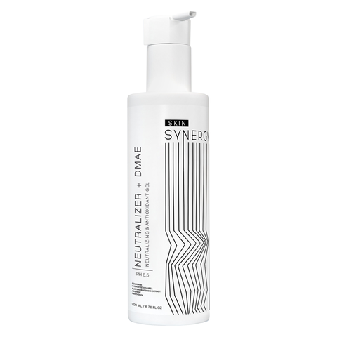 Dung dịch cân bằng da mụn Skin Synergy Neutralizer + DMAE - 200ml, làm dịu và phục hồi da sau peel, cung cấp độ ẩm và cân bằng pH.